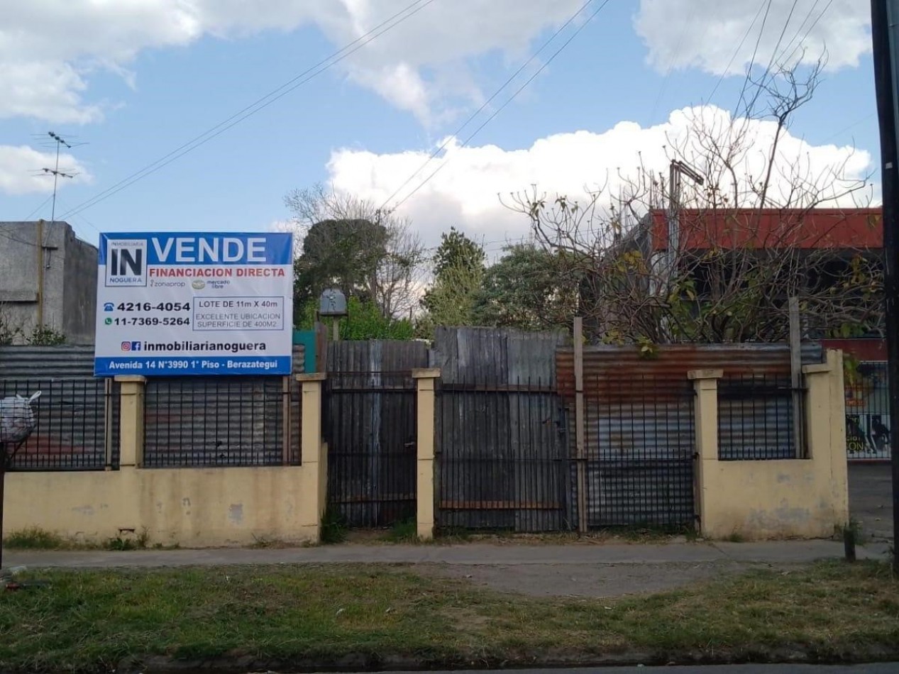 Lote en venta - Hudson, Av. Bemberg